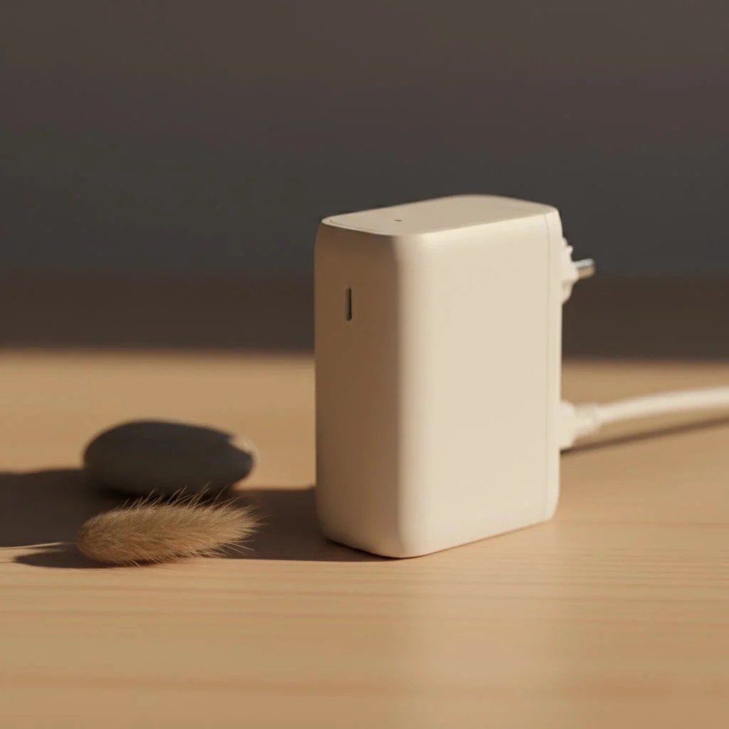 HBN smart plug in a wall outlet