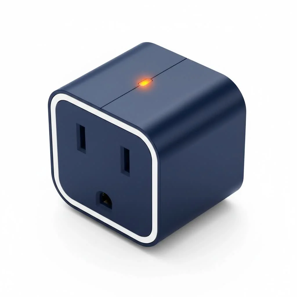 Smart plug transforming a regular lamp into a smart device