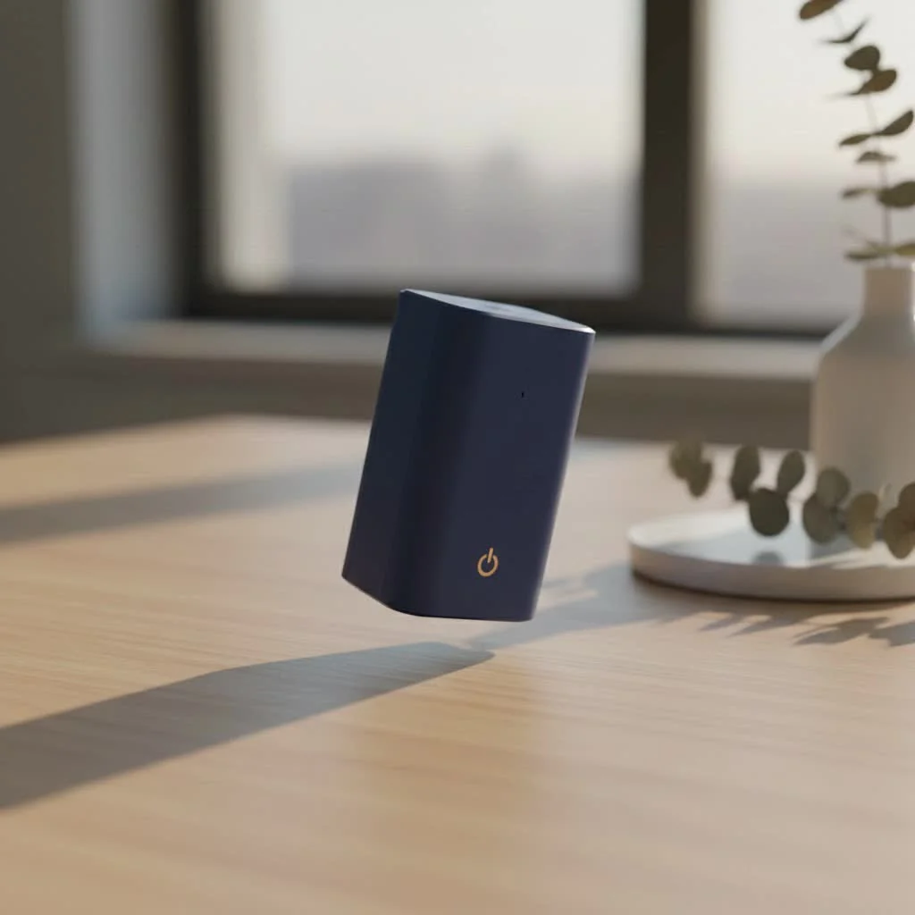 TP-Link Kasa Smart Wi-Fi Plug Mini plugged into an outlet
