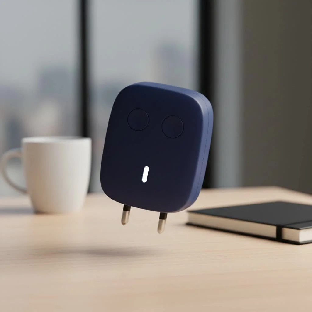 Feit Electric smart plug in a wall outlet