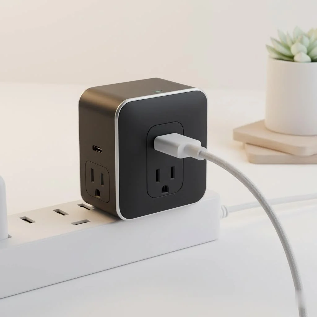 GE Plug In Smart Switch in a home setting
