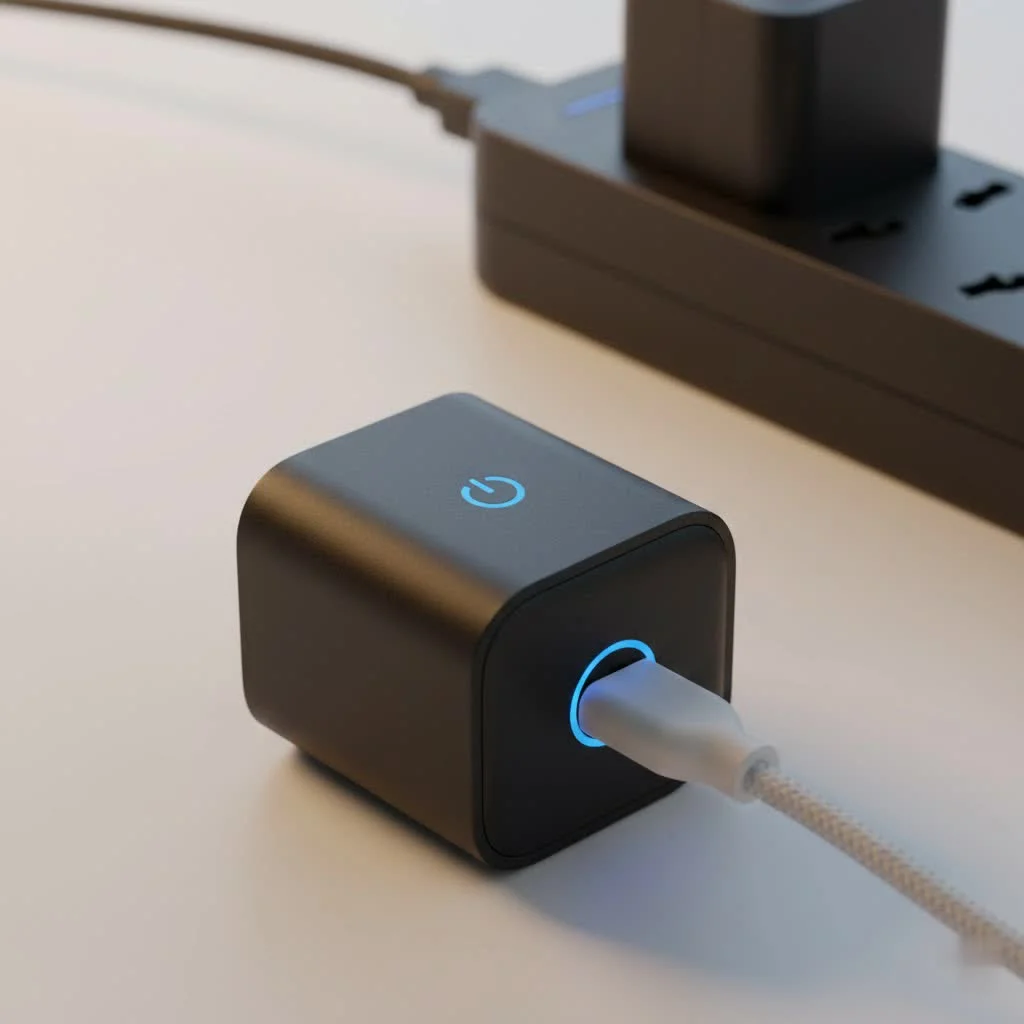 Feit Smart Plug connected to a wall outlet